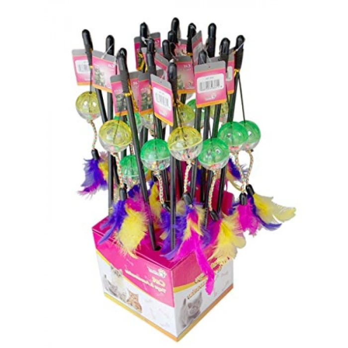 Kedi Oltası Oyuncak 45 Cm - 16lı Stant ile Eğlence