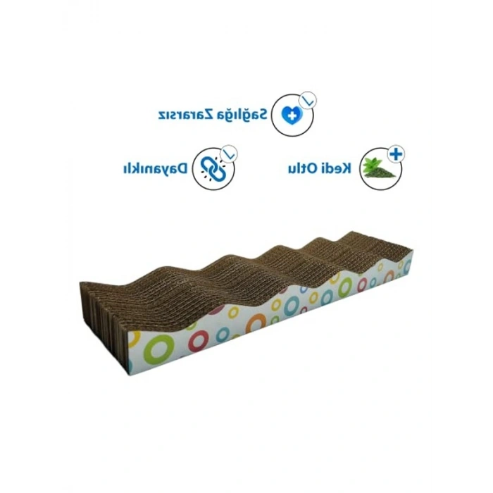 Kedi Otlu Doğal Tırmalama Kartonları ile Keyifli Zaman