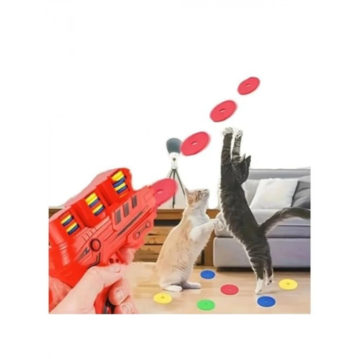 Kedi Oyun Tabancası, Eva Disk Tabancası ile Eğlenceli Oyun