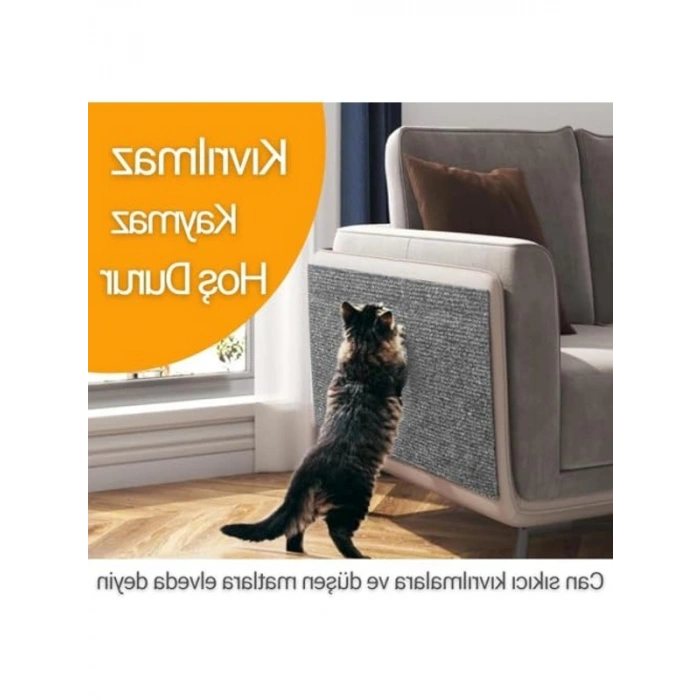Kedi Tırmalama Halısı, Mobilya Koruma Yapışkanlı Pedi