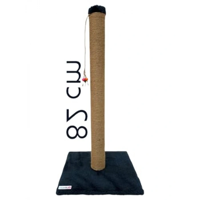 Kedi tırmalama tahtası, 82 cm uzunluk, tek parça ekru renk