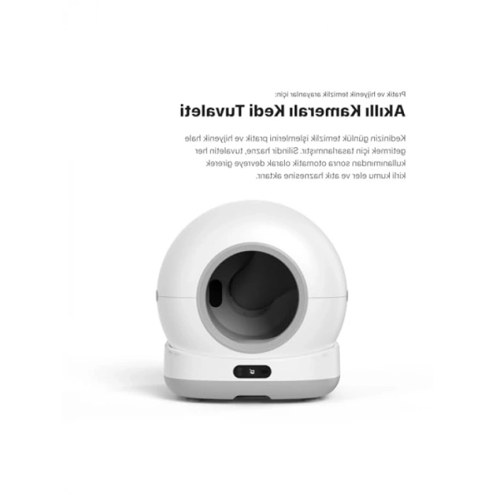 Kedi Tuvaleti ve 4lü Evcil Hayvan Ürünleri Seti - Hareket Algılamalı