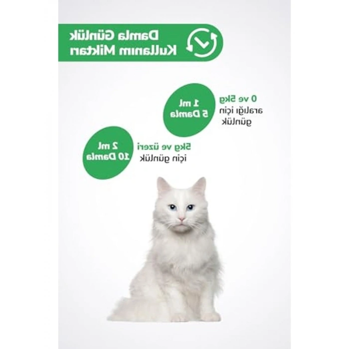 Kedi Tüy Dökülmesini Önleyen Biyotin Damla, 50 ml