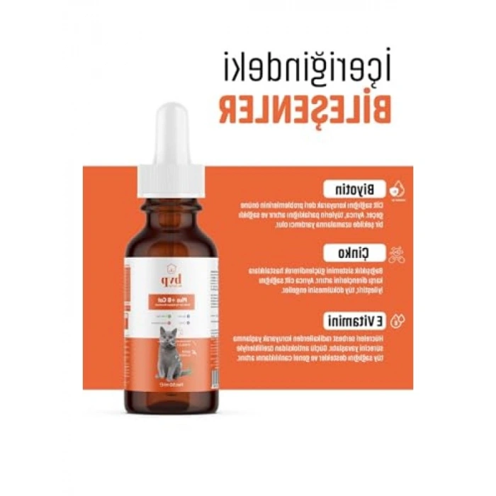 Kedi Tüy Dökülmesini Önleyici Multivitamin Damla, 50 ml