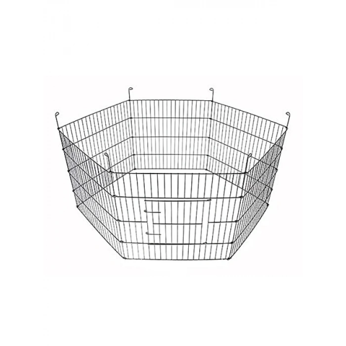 Kedi ve Köpekler İçin 61x61 cm Panel Çit Seti (6 Parça)