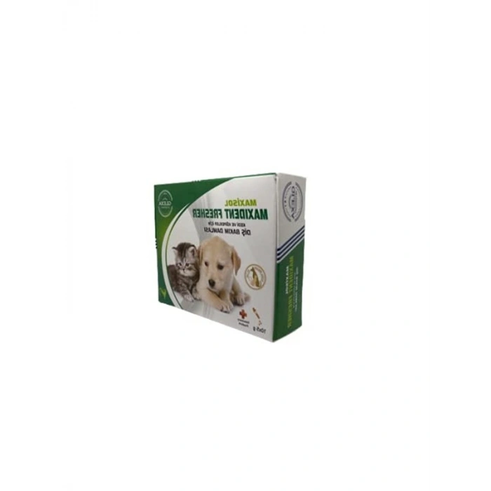 Kedi ve Köpekler için Diş Bakım Damlası - MAXİSOL MAXİDENT FRESHER