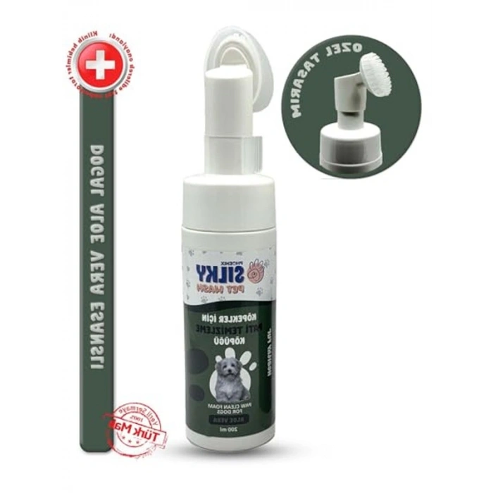 Kedi ve Köpekler için Pati Temizleme Köpüğü, 200 ml