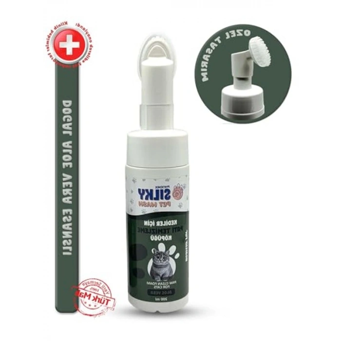 Kedi ve Köpekler için Pati Temizleme Köpüğü, 200 ml