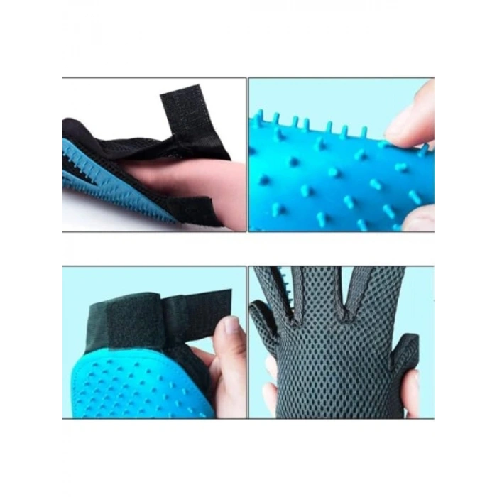 Kedi ve Köpekler İçin Tüy Toplama Kaşıma Eldiveni