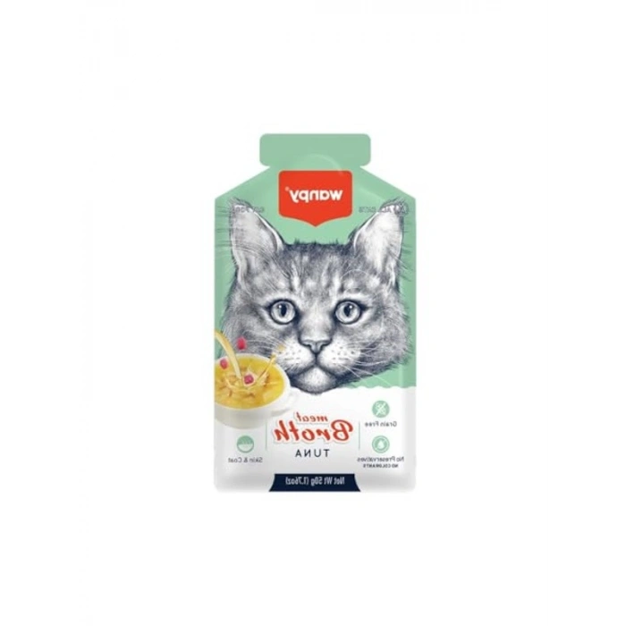 Kediler İçin 50g Ton Balığı Eti Çorbası