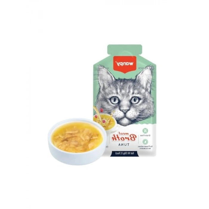 Kediler İçin 50g Ton Balığı Eti Çorbası