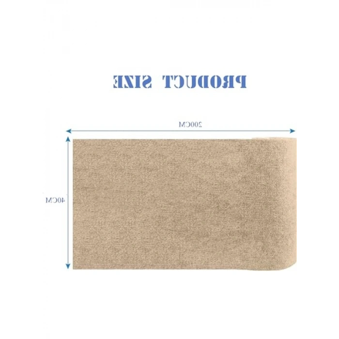 Kediler için Kendinden Yapışkanlı Tırmalama Mat, 200 cm x 40 cm