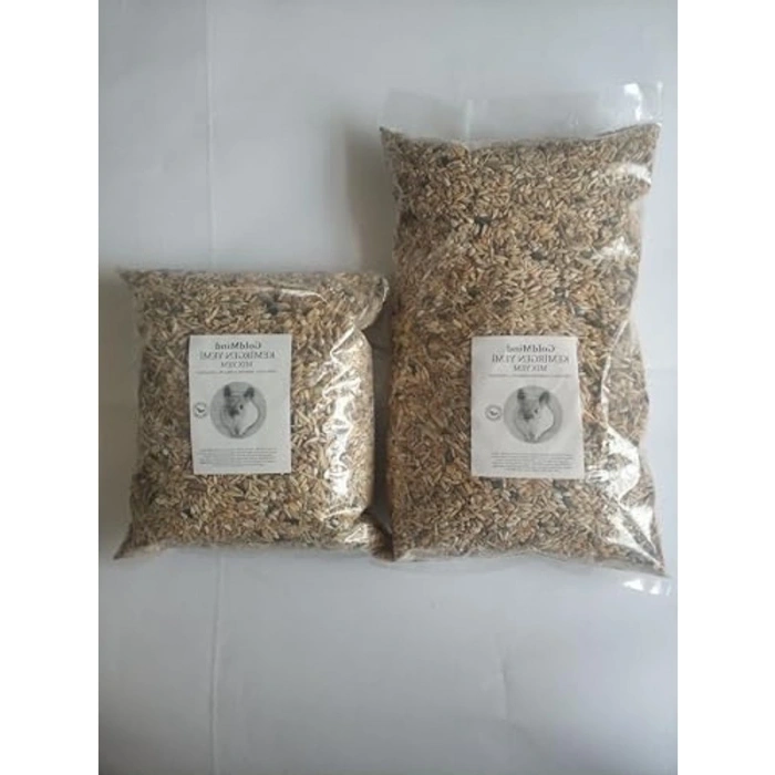Kemirgen Yemi, 2 Kg, Chinchilla ve Hamster İçin 16 Çeşit