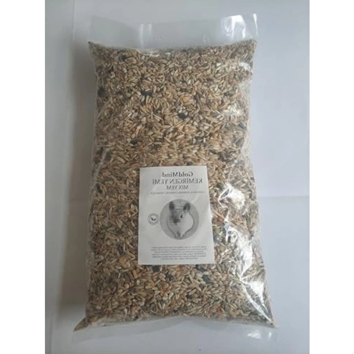 Kemirgen Yemi, 2 Kg, Chinchilla ve Hamster İçin 16 Çeşit