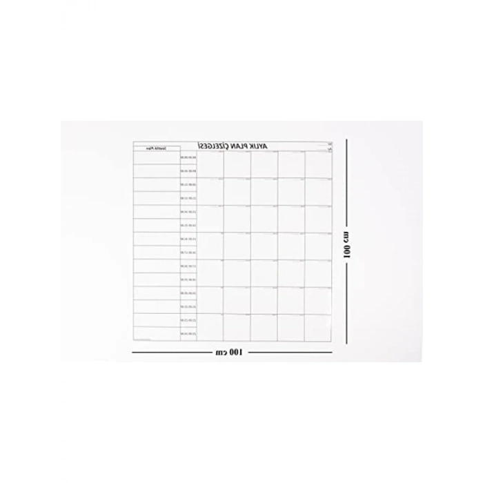 Kendiliğinden Yapışkansız Statik Pano, 100 cm x 100 cm