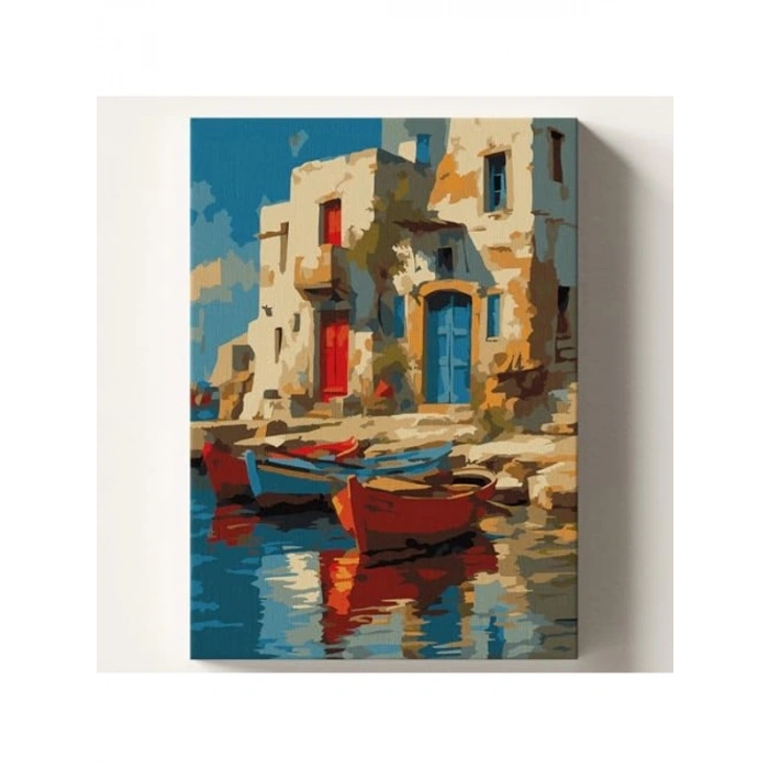 Kendin Yap Sayılarla Tuval Boya Kiti - 40x50 CM, Hobi Seti
