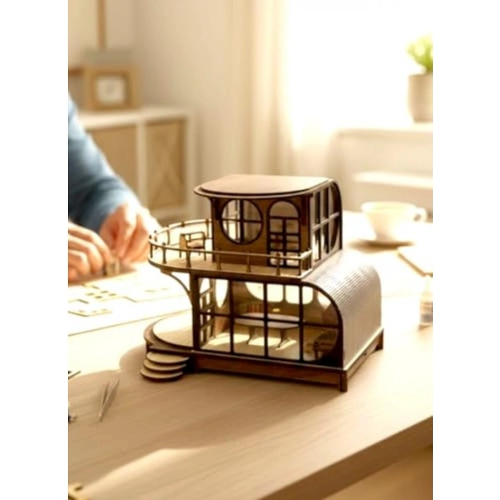 Kendin Yap Tiny House Maket Seti, Yaratıcılığı Geliştirir