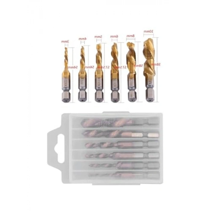 Kendinden Matkap Uçlu Klavuz Seti - M3ten M10a Kadar