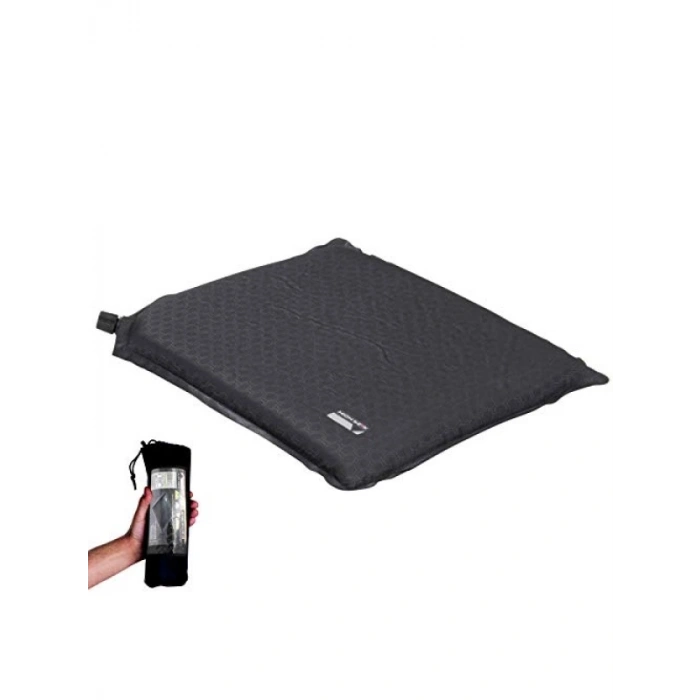 Kendinden Şişen Siyah Koltuk Yastığı