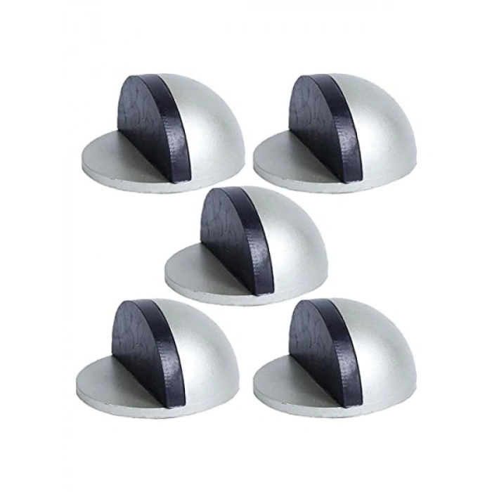 Kendinden Yapışkanlı 5 Adet Kapı Stoperi, Gri