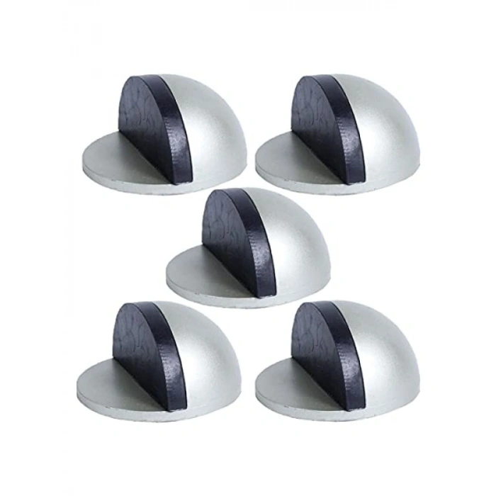 Kendinden Yapışkanlı 5 Adet Kapı Stoperi, Gri