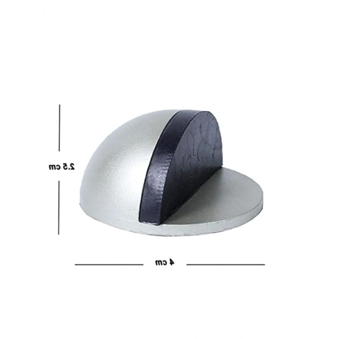 Kendinden Yapışkanlı 5 Adet Kapı Stoperi, Gri