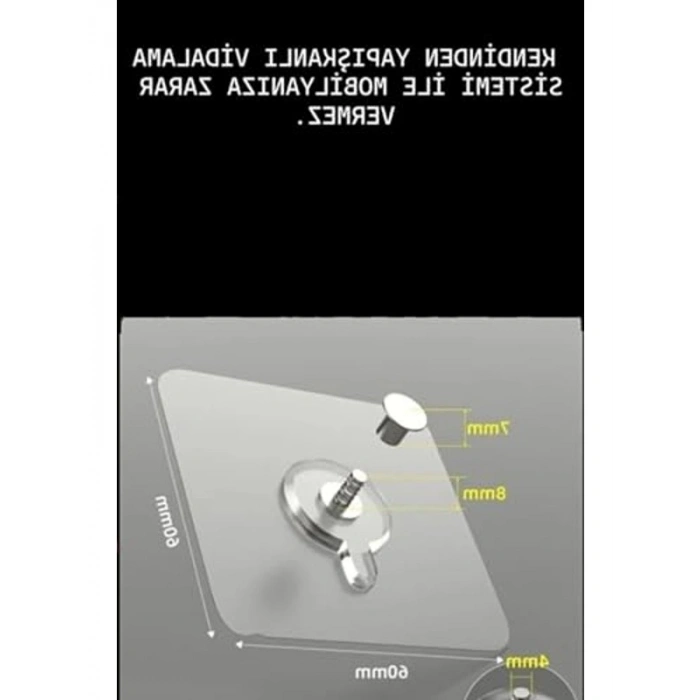 Kendinden Yapışkanlı Çocuk Y Tipi Deprem Koruma Askısı