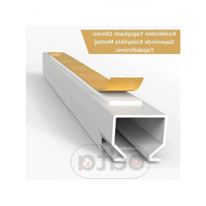 Kendinden Yapışkanlı Kablo Kanalı - 4 Metre (10 Adet x 40cm)