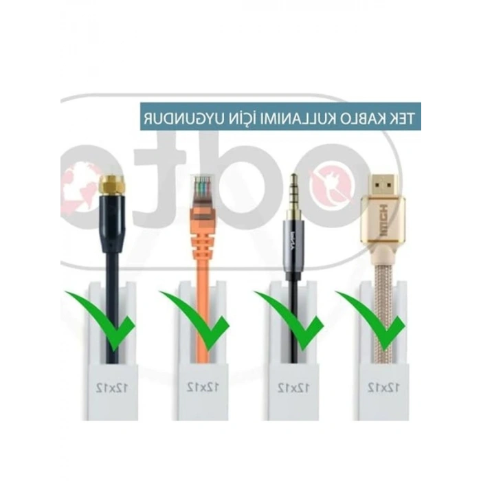 Kendinden Yapışkanlı Kablo Kanalı, 4 Metre Uzunluk