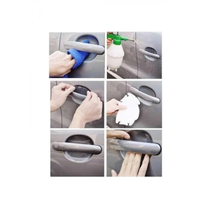 Kendinden Yapışkanlı Kapı Kolu Koruyucu Bant, 5li Set