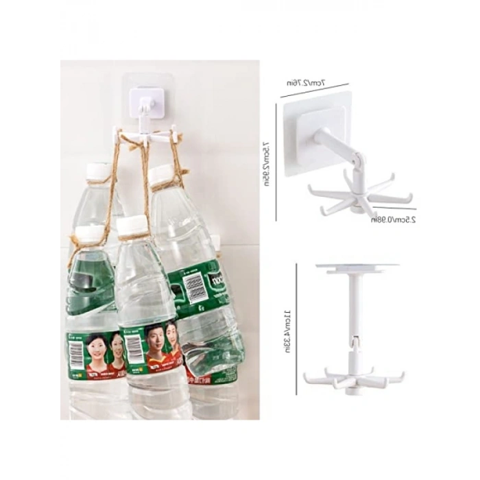 Kendinden Yapışkanlı Mutfak Gereç Tutucu - 6 Kancalı