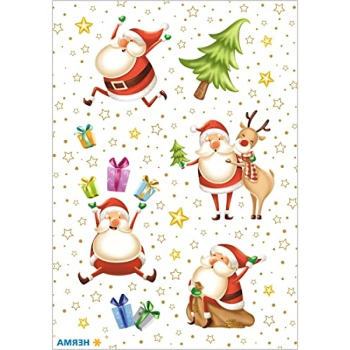 Kendinden Yapışkanlı Noel Çıkartmaları - 30 Adet