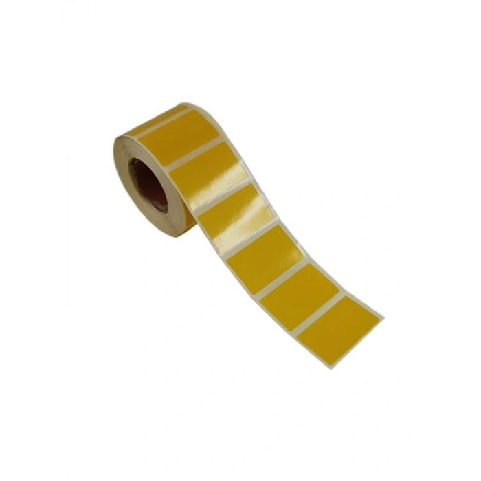 Kendinden Yapışkanlı Sarı Etiket, 50mm x 30mm, 1000 Adet