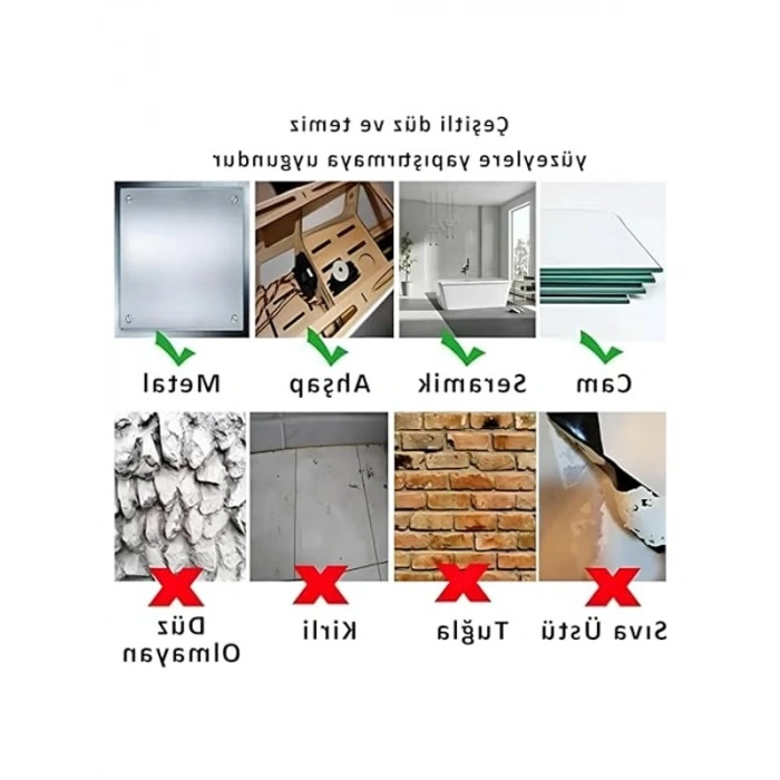 Kendinden Yapışkanlı Sihirli Bant, 200 cm x 50 mm, Kesilebilir