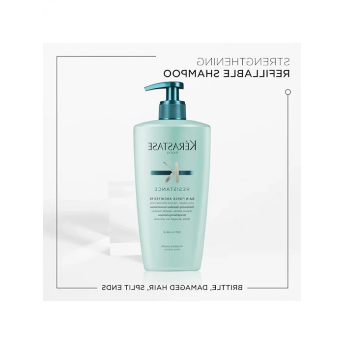 KÉRASTASE Resistance Bain Force Architecte Onarıcı Şampuan 500 ml