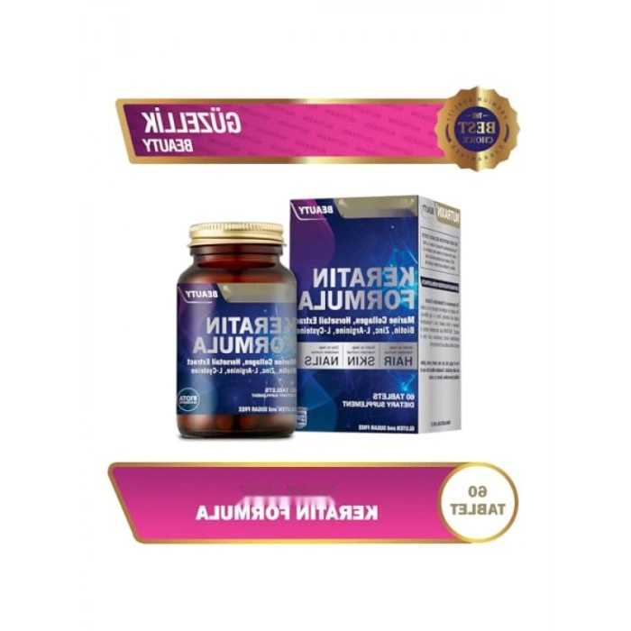 Keratin Formülü 60 Tablet Takviye Edici Gıda