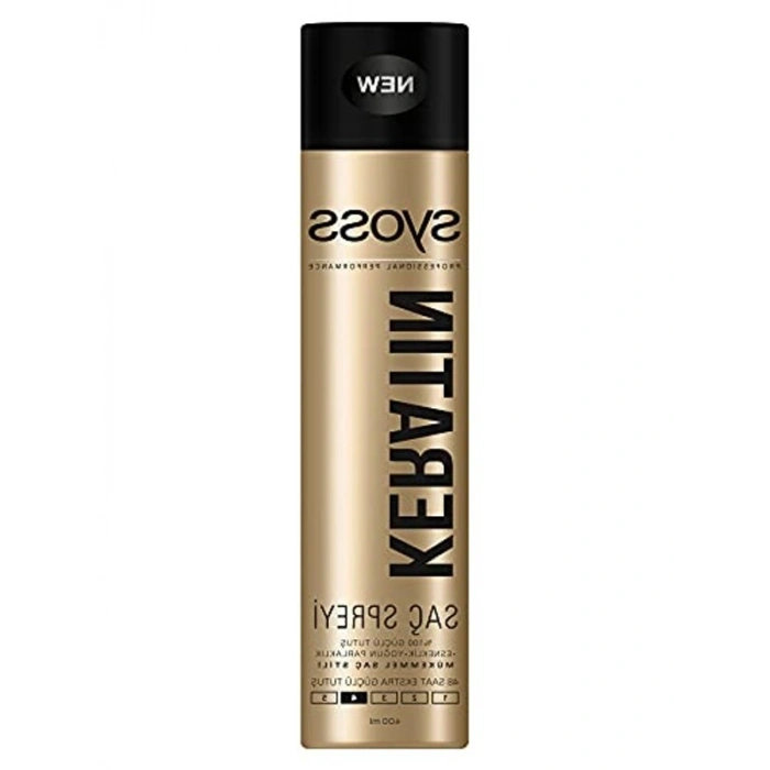 Keratin İçeren Saç Spreyi, 400 ml Hacmi ile Günlük Kullanıma Uygun