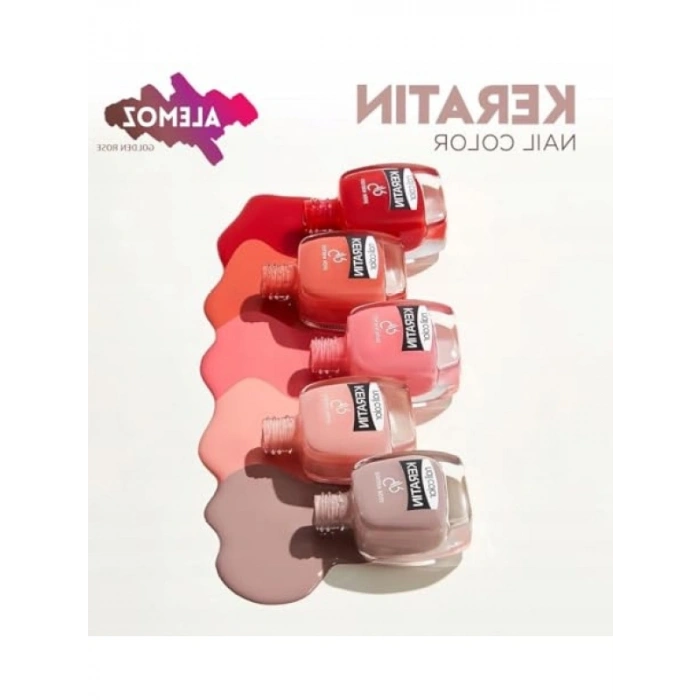 Keratin ile Güçlendirilmiş Parlak Oje Serisi