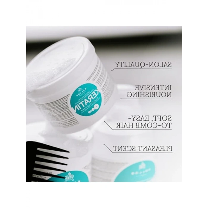 Keratinli Saç Maskesi, 1.07 kg - Kırılgan Saçlar için