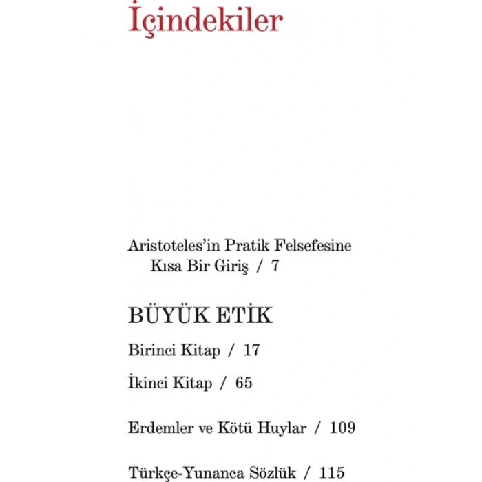 Ketebe Yayınları Büyük Etik - Aristoteles