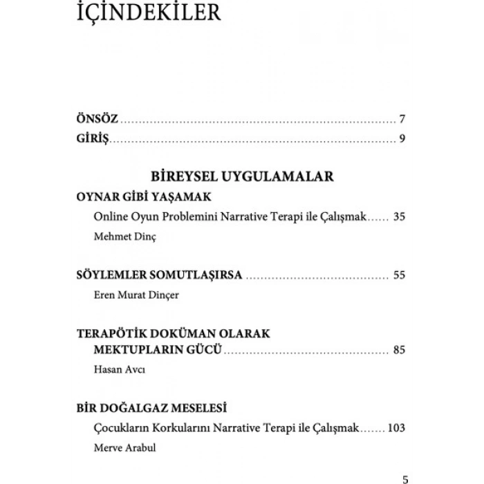 Ketebe Yayınları Narrative Terapi Uygulamaları - Mehmet Dinç - Eren Murat Dinçer