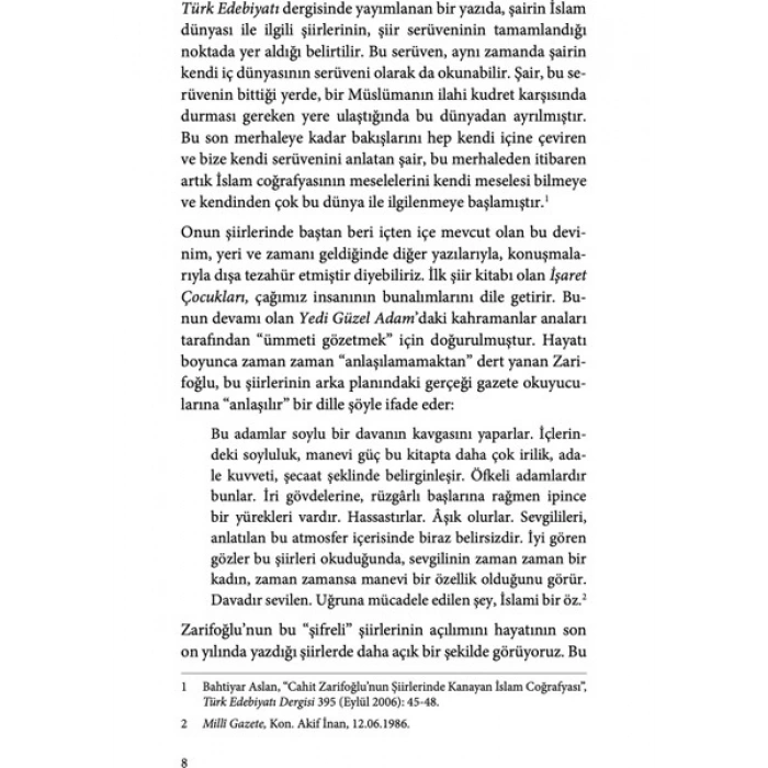 Ketebe Yayınları Sütçü İmam - Cahit Zarifoğlu