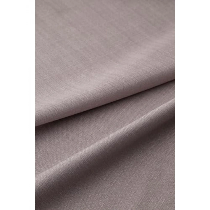 Keten Dokulu Masa Örtüsü – Açık Vizon, 140x260 cm