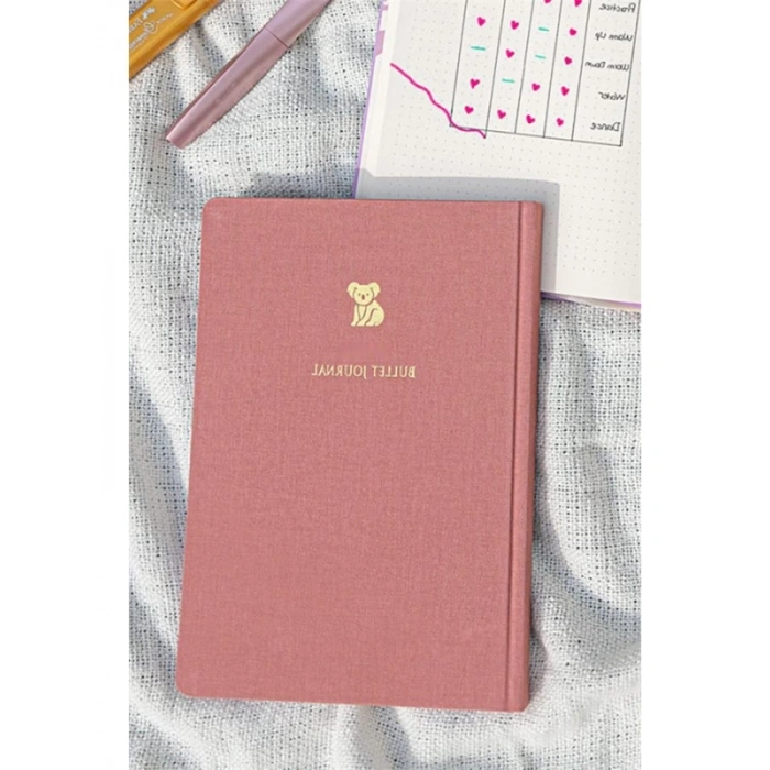 Keten Kapaklı Noktalı Bullet Journal Defter