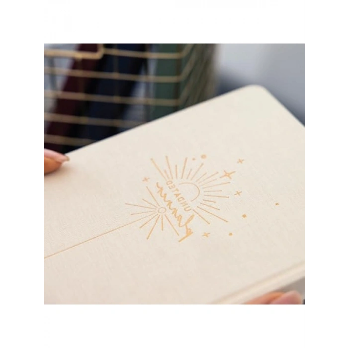 Keten Kılıflı A5 Süresiz Planlayıcı Ajanda