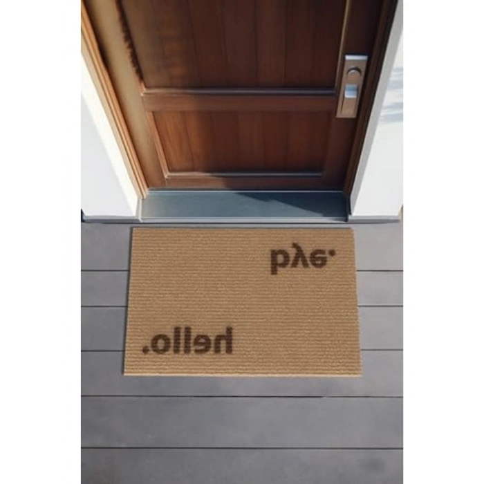 Kıl Paspas Dış Mekan Kapı Önü Kullanımı İçin 40x60 cm Ölçüsünde