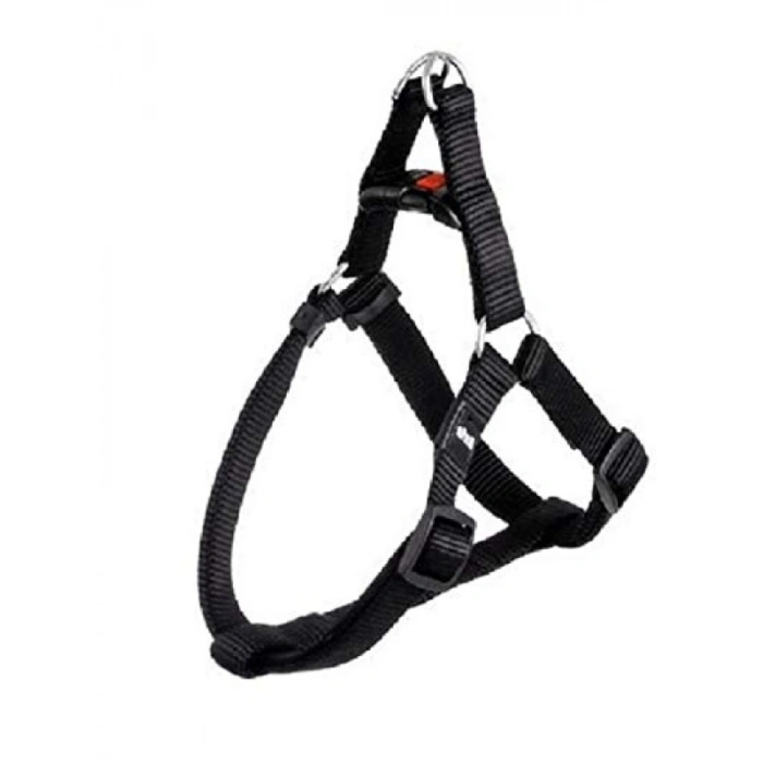 Kilitli Göğüs Tasma, S/M Boy, 35-60 cm, Siyah