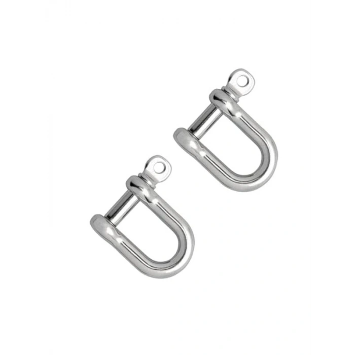 Kilitli Karabina ve Zincir Kilidi, 6 mm, 2 Adet