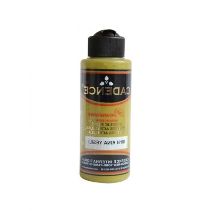 Kına Yeşili 120ml Premium Akrilik Boya, Sanat İçin İdeal