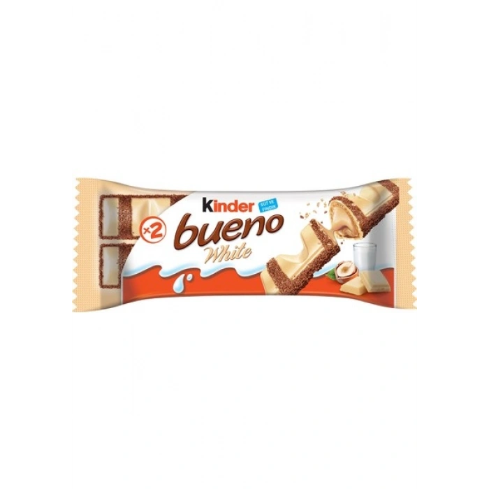 Kinder Bueno White Çikolata 43,5 Gr - 30 Adet